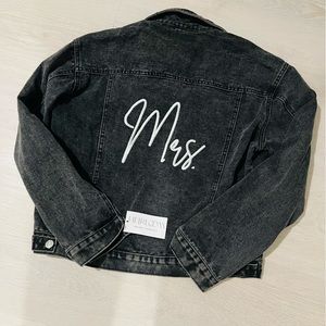 Bridal denim jacket